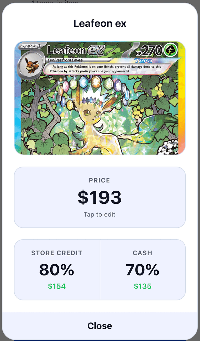 Per-item percentage editing in cart